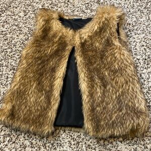Edgehill Collection Faux Fur Vest